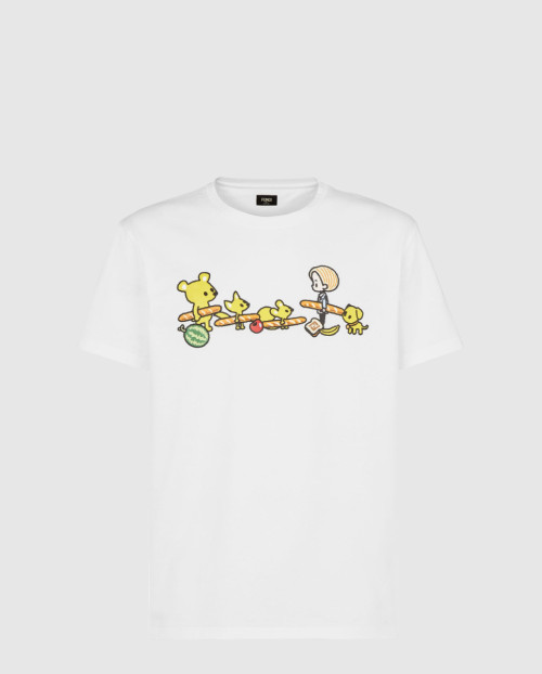 [FENDI-펜디]코튼 티셔츠 FY1144