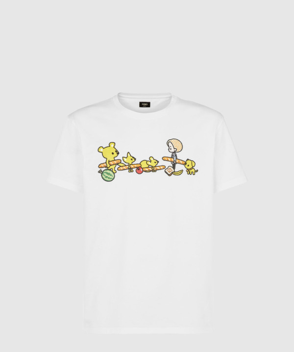 [FENDI-펜디]코튼 티셔츠 FY1144