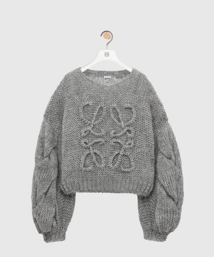 레플리카|이미테이션 loewe-로에베애너그램-스웨터-모헤어