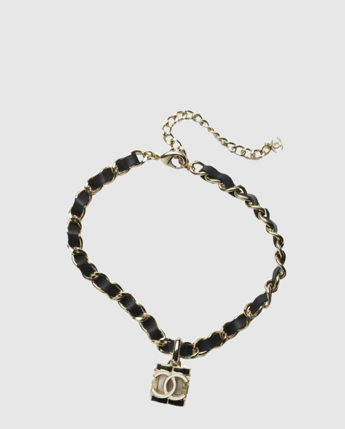 [CHANEL-샤넬]소가죽 목걸이 AB9685