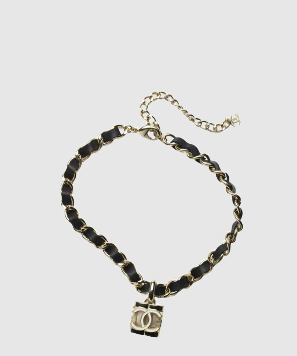 [CHANEL-샤넬]소가죽 목걸이 AB9685