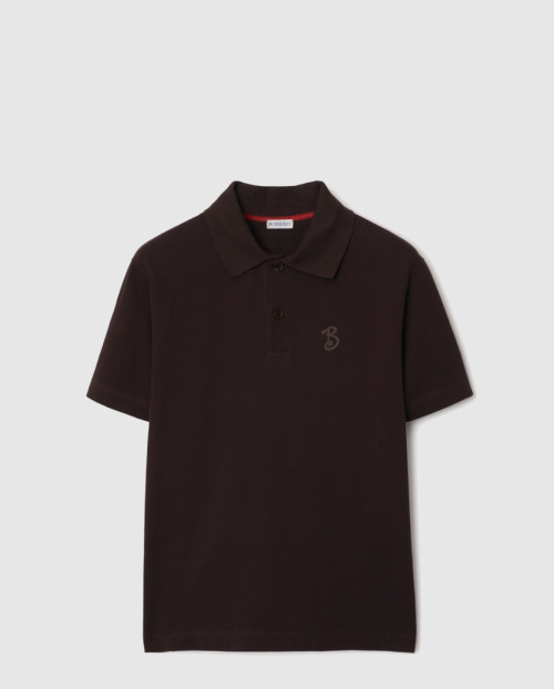 [BURBERRY-버버리]세르펜티 B 모티프 코튼 폴로 셔츠 81013711