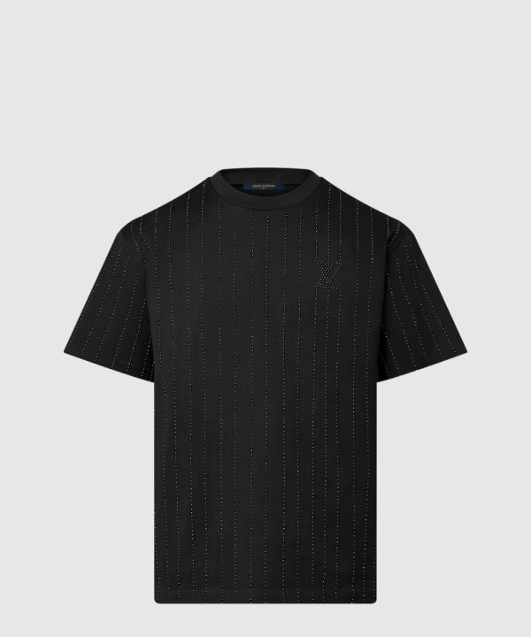 [LOUIS VUITTON-루이비통]크리스털 장식 코튼 티셔츠 1AFYDS