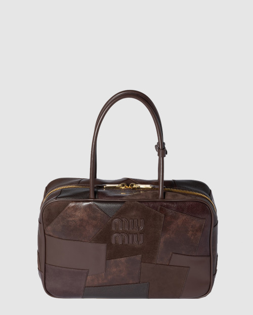 [MIUMIU-미우미우]가죽 패치워크 보백 5BB117