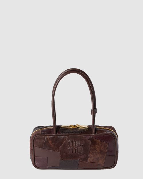 [MIUMIU-미우미우]보 가죽 패치워크백 5BB173