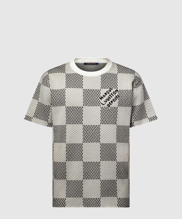 레플리카|이미테이션 louis-vuitton-루이비통damier-자카드-쇼트-슬리브-크루넥-1ahebb