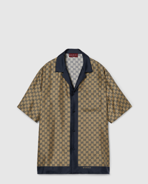 [GUCCI-구찌]프린트 실크 셔츠 794907