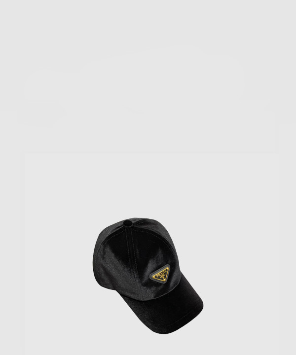 [PRADA-프라다]벨벳 베이스볼 캡 1HC934