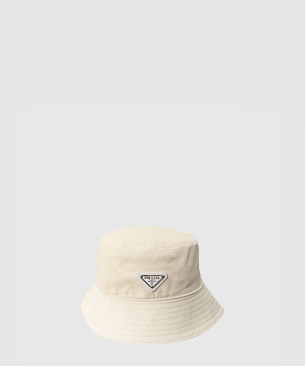 [PRADA-프라다]코듀로이 자수 벙거지 1HC257