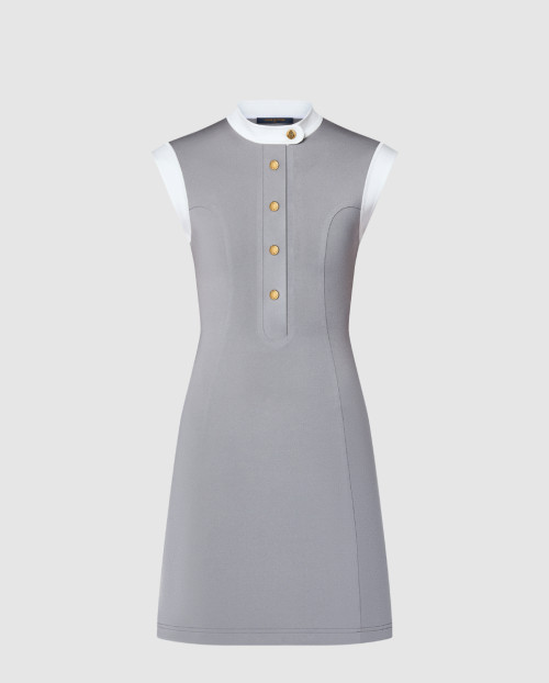 [LOUIS VUITTON-루이비통]테크니컬 저지 컬러 블록 드레스 1AGNPZ