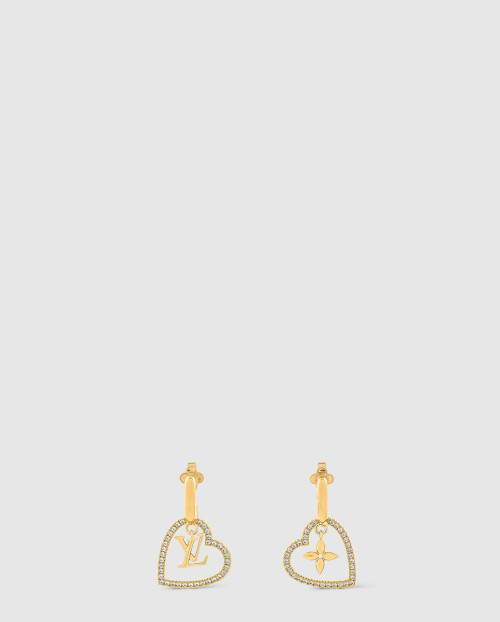 [LOUIS VUITTON-루이비통]마이 LV 하트 귀걸이 M02308
