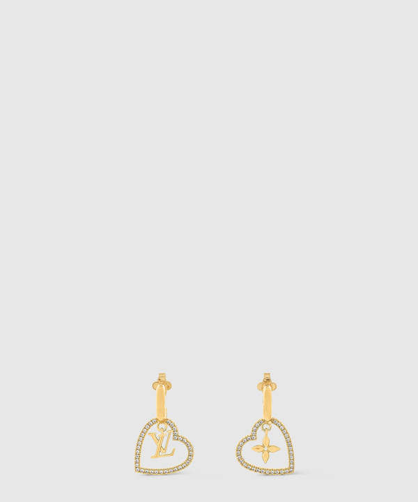 [LOUIS VUITTON-루이비통]마이 LV 하트 귀걸이 M02308