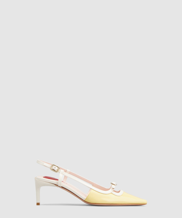 [ROGER VIVIER-로저비비에]비브 카나드 슬링백 펌프스 7223