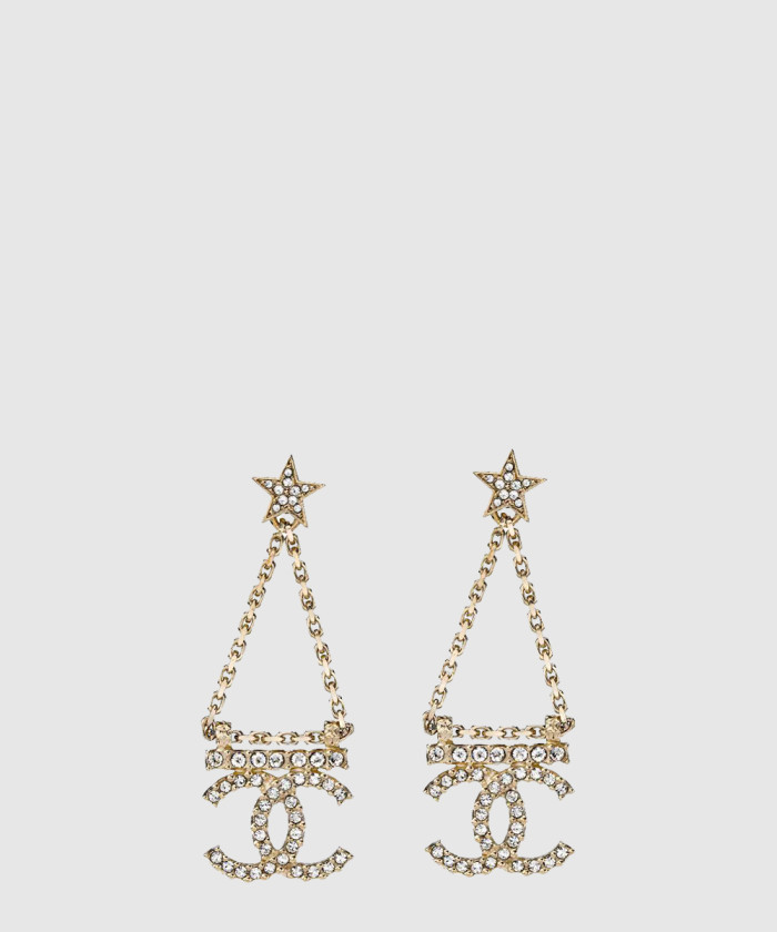 레플리카|이미테이션 chanel-샤넬메탈-큐빅-별-귀걸이-ab8068
