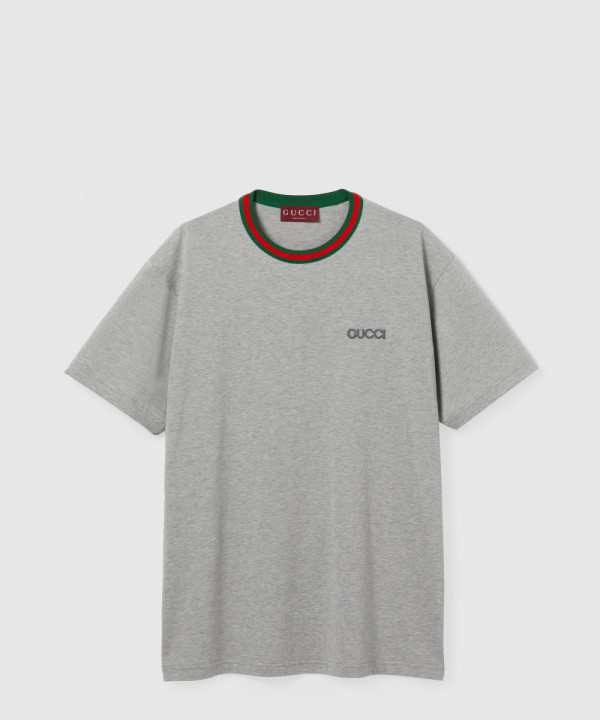 [GUCCI-구찌]웨빙 디테일의 니트 티셔츠 819550