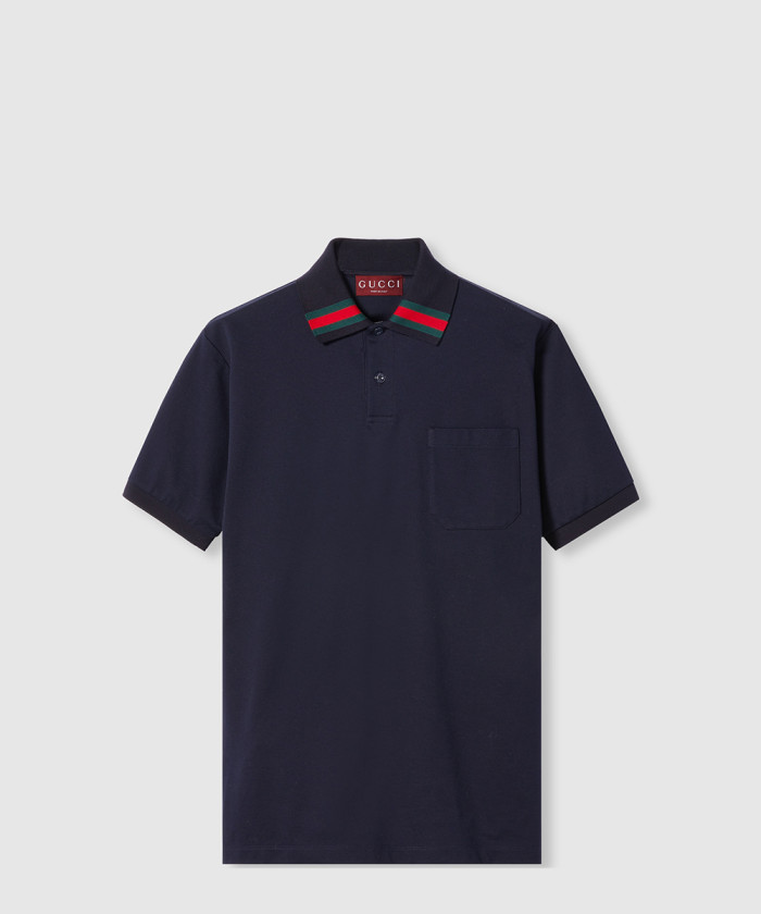 레플리카|이미테이션 gucci-구찌웹-코튼-폴로-셔츠-795174