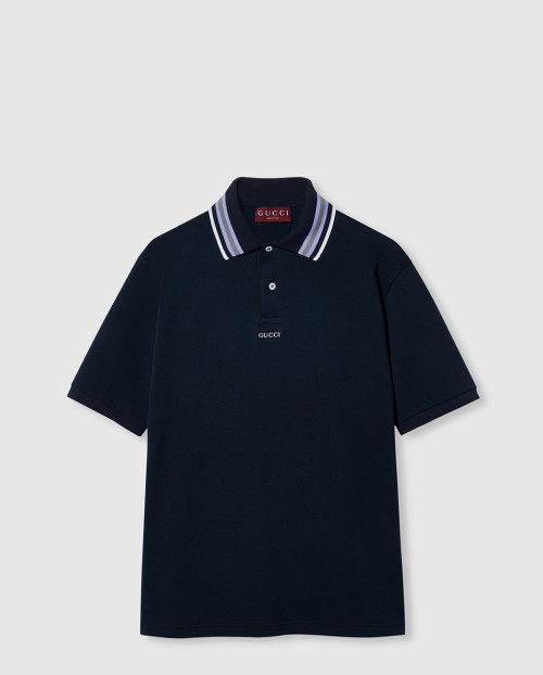 [GUCCI-구찌]코튼 피케 폴로 탑 788024