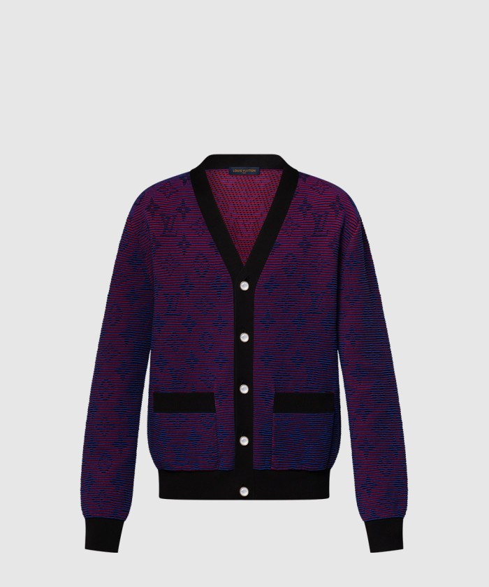 레플리카|이미테이션 louis-vuitton-루이비통옵티컬-모노그램-자카드-가디건-1agtks