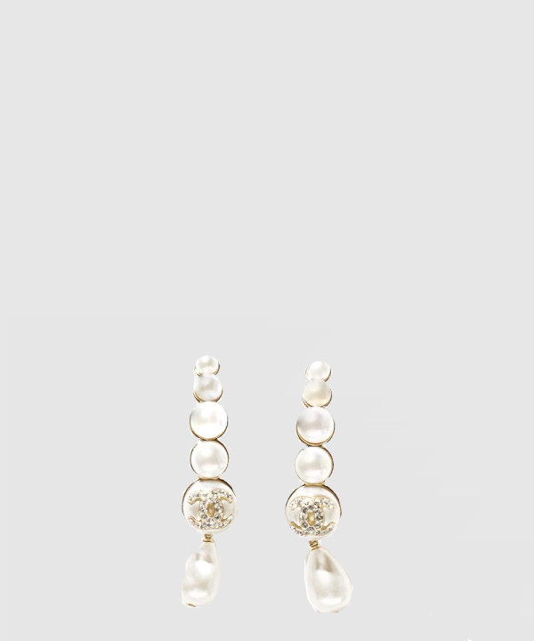 [CHANEL-샤넬]진주 귀걸이 AB8449