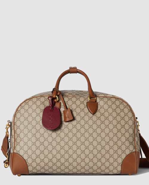 [GUCCI-구찌]GG 엠블럼 미디엄 더플백 821148