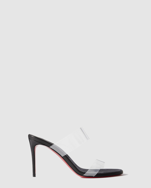 [LOUBOUTIN-루부탱]저스트 루비 85 PVC 뮬 1231055