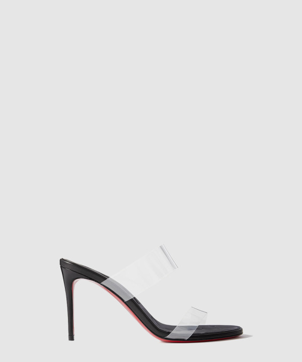 [LOUBOUTIN-루부탱]저스트 루비 85 PVC 뮬 1231055