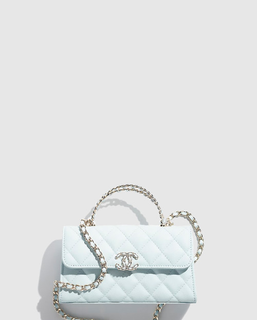 [CHANEL-샤넬]체인 플랩 폰 홀더 AP3238