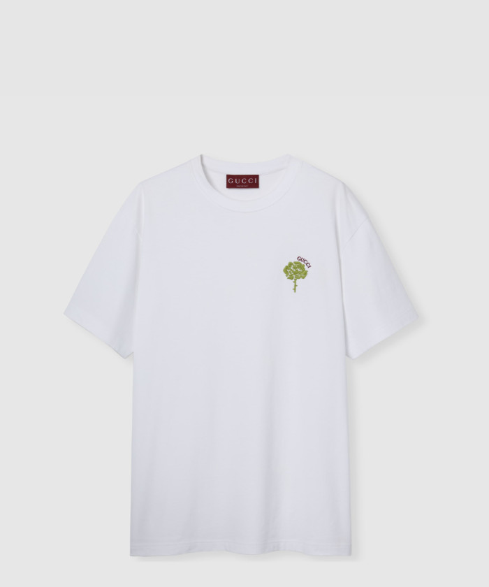 레플리카|이미테이션 gucci-구찌코튼-저지-자수-티셔츠-796395