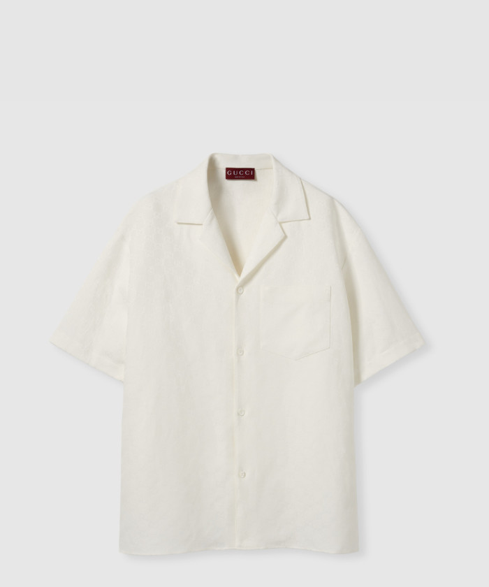 레플리카|이미테이션 gucci-구찌리넨-블렌드-gg-캔버스-셔츠-814694