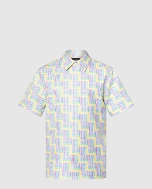 [LOUIS VUITTON-루이비통]그래픽 프린티드 쇼트 슬리브드 셔츠 1AGTQK