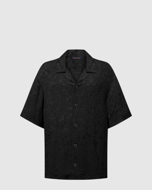 [LOUIS VUITTON-루이비통]그래픽 자카드 쇼트 슬리브드 셔츠 1AHCH2
