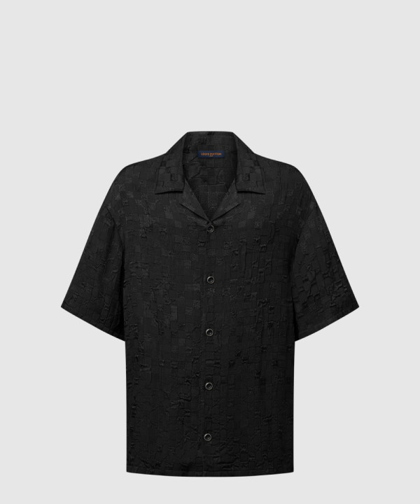[LOUIS VUITTON-루이비통]그래픽 자카드 쇼트 슬리브드 셔츠 1AHCH2