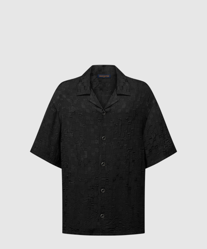 레플리카|이미테이션 louis-vuitton-루이비통그래픽-자카드-쇼트-슬리브드-셔츠-1ahch2