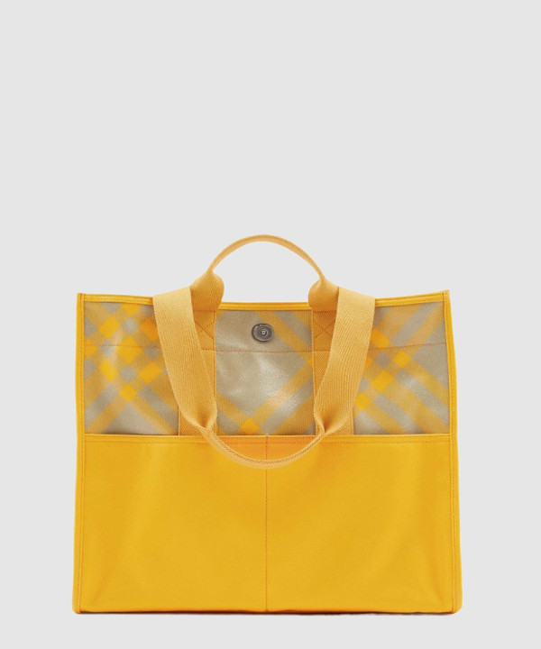 [BURBERRY-버버리]체크 코튼 토트백 80751361