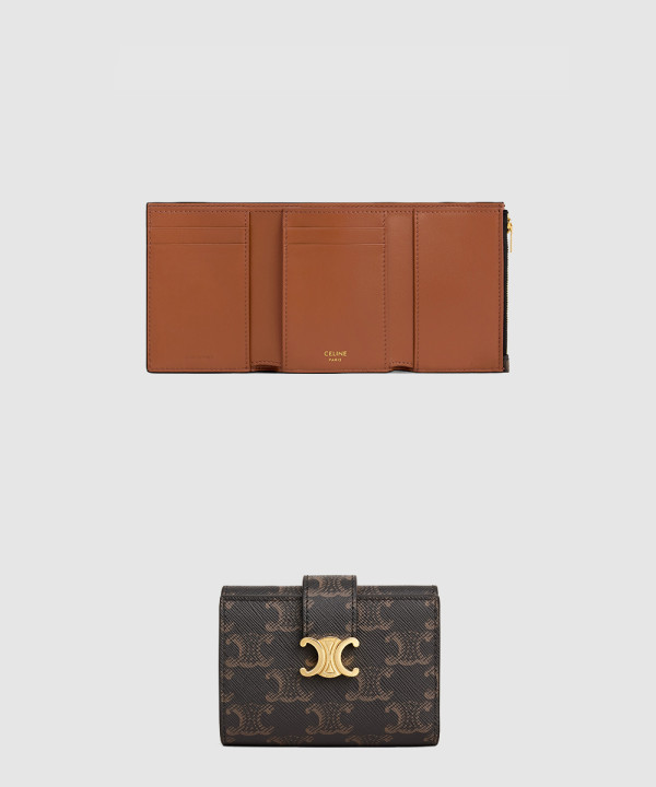 [CELINE-셀린느]니노 파인 스트랩 지갑 트리옹프 캔버스 10M962