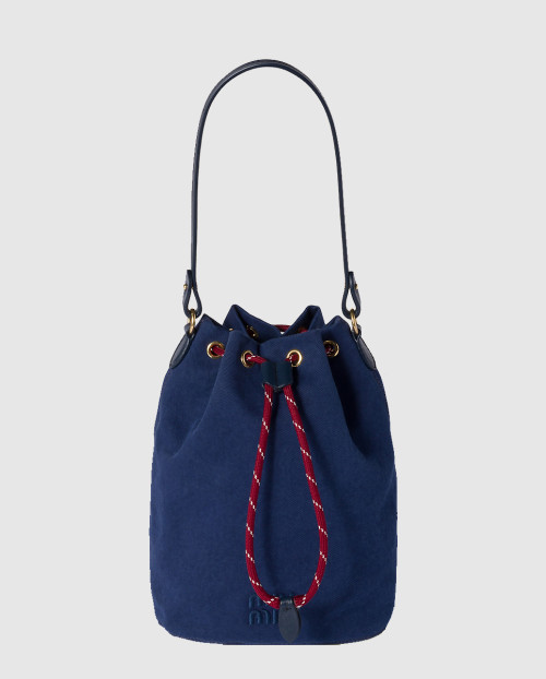 [MIUMIU-미우미우]개버딘 파우치 5NR038