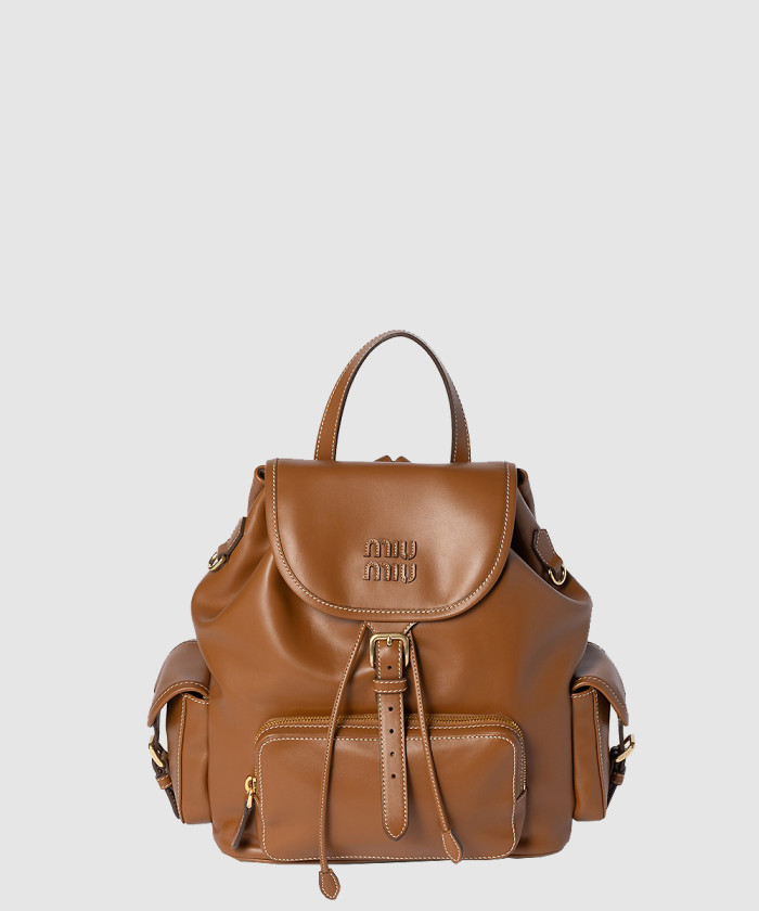 레플리카|이미테이션 miumiu-미우미우캔버스-및-가죽-백팩-5bz042-1