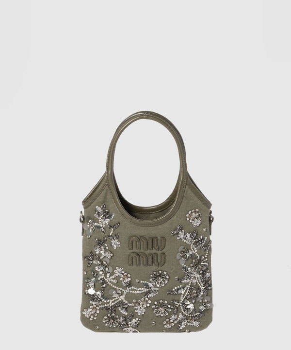 [MIUMIU-미우미우]아이비 자수 가바딘백 5BA281