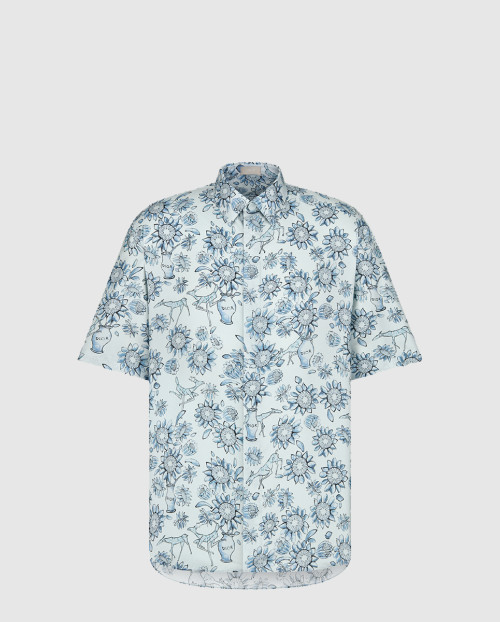 [DIOR-디올]AND HYLTON NEL 쇼트 슬리브 셔츠 493C5