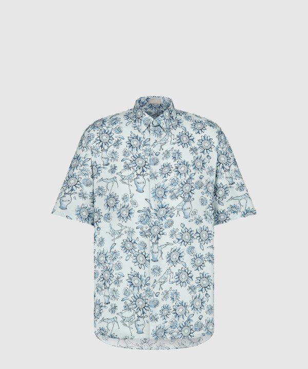 [DIOR-디올]AND HYLTON NEL 쇼트 슬리브 셔츠 493C5