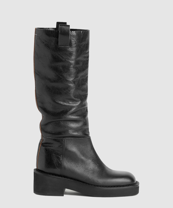 [MARGIELA-마르지엘라]무릎 높은 부츠 T8013