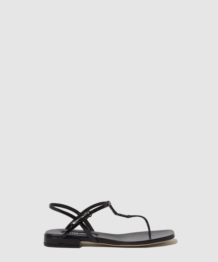 레플리카|이미테이션 miumiu-미우미우에나멜-가죽-끈-샌들-5y895d