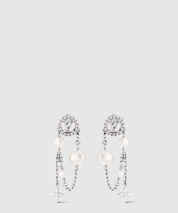 [LOUIS VUITTON-루이비통]미드나잇 펄 귀걸이 M02888