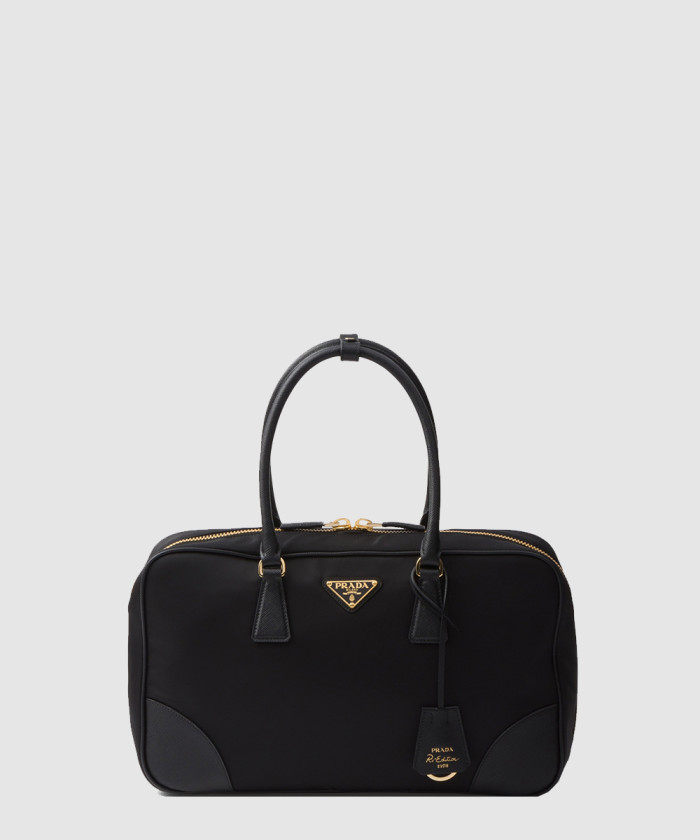 레플리카|이미테이션 prada-프라다리에디션-1978-미디엄-리나일론-및-사피아노-가죽-투핸들백