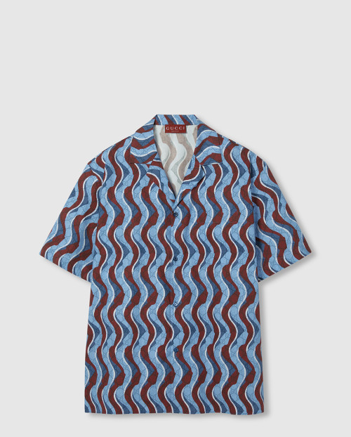 [GUCCI-구찌]프린트 코튼 포플린 셔츠 794907