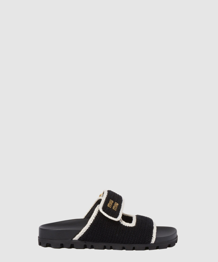 레플리카|이미테이션 miumiu-미우미우크로셰-뜨개질-슬라이드-5xx641