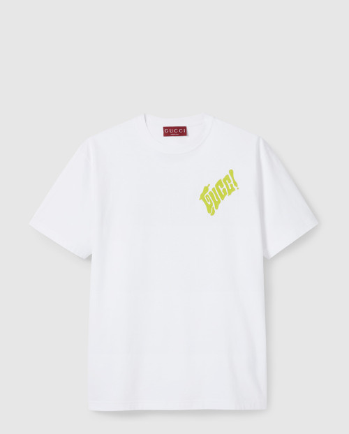 [GUCCI-구찌]프린트 코튼 저지 티셔츠 796395
