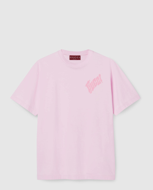 [GUCCI-구찌]프린트 코튼 저지 티셔츠 796395