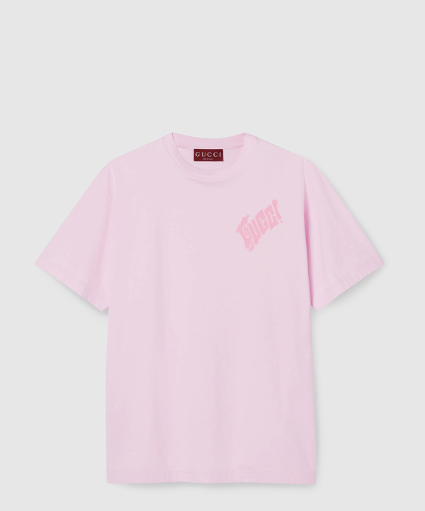 [GUCCI-구찌]프린트 코튼 저지 티셔츠 796395