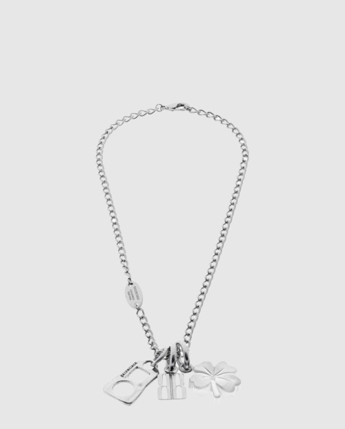 [BALENCIAGA-발렌시아가]캐러셀 클로버 컬렉터 목걸이 833168